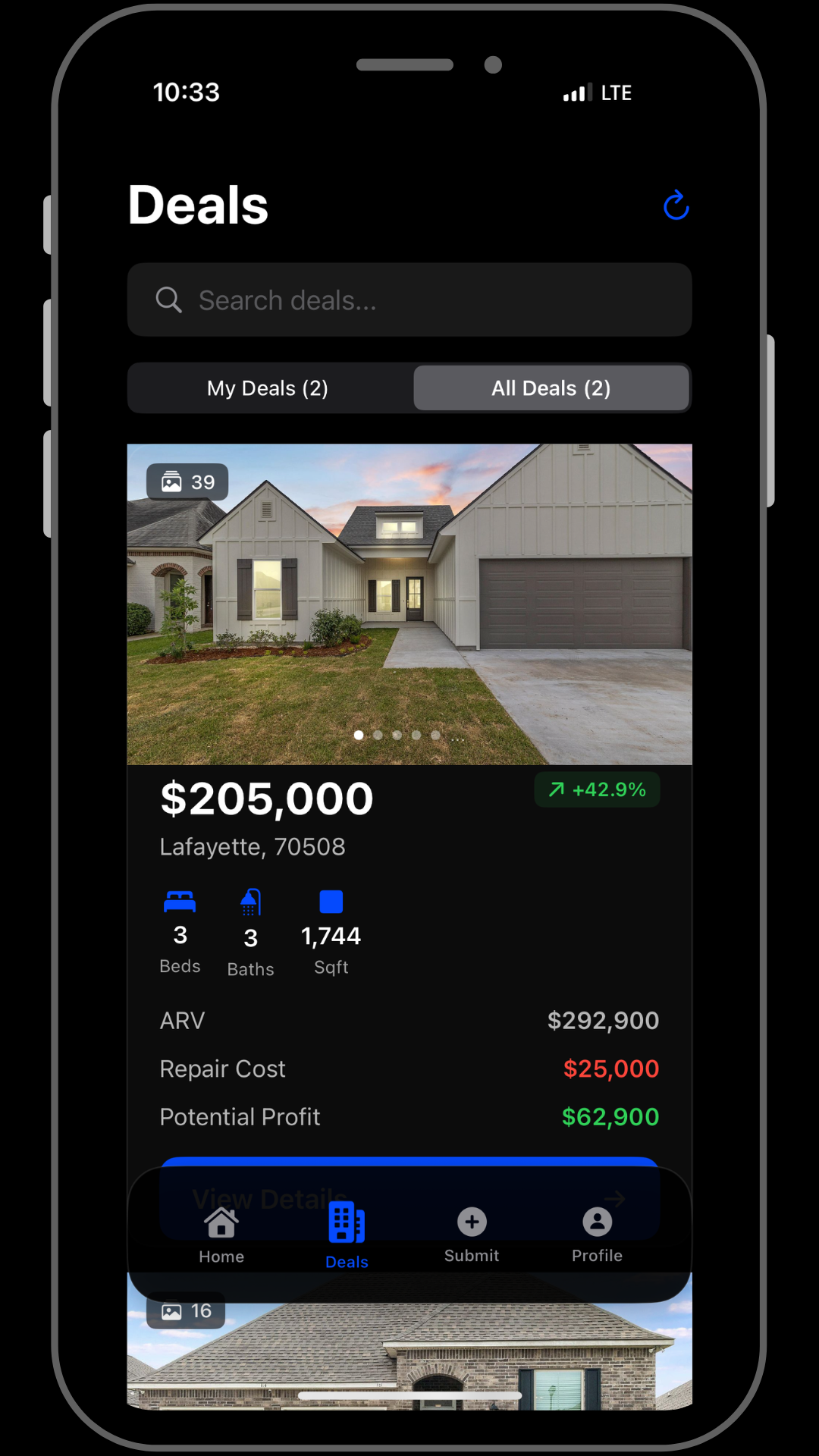 Property Search Interface